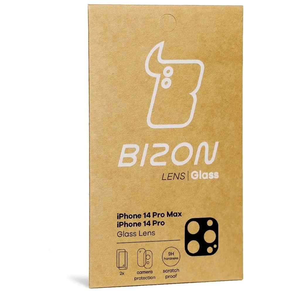 Szkło na aparat Bizon Glass Lens do Apple iPhone 14 Pro / 14 Pro Max [2 PACK]