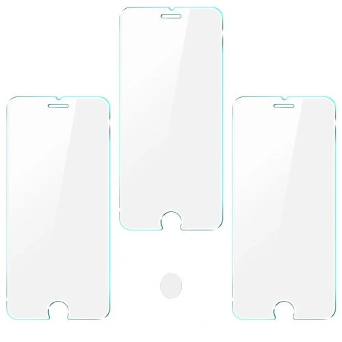 Buy Bizon Glass Clear tempered glass - 3 pcs. + lens glass Apple iPhone SE 2022/2020 8/7 - BIZ275 - {ean13} - Home Screen Store Europe