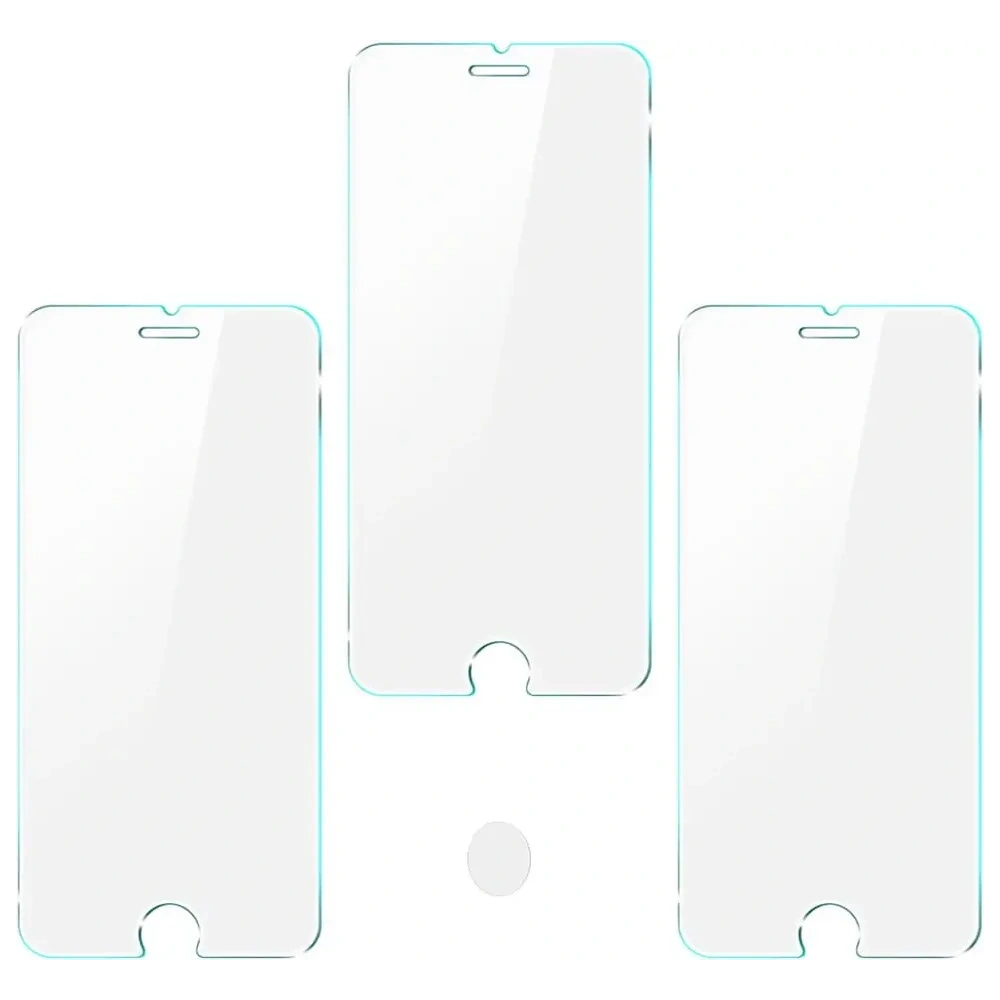 Szkło hartowane Bizon Glass Clear - 3 szt. + obiektyw Apple iPhone SE 2022/2020 8/7