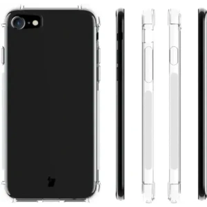 Kup Bizon Case Clear Pack Hülle + 2x Schutzglas + Linsenglas Apple iPhone SE 2022/2020 8/7 klar - BIZ276 - {ean13} - Sklep Home Screen
