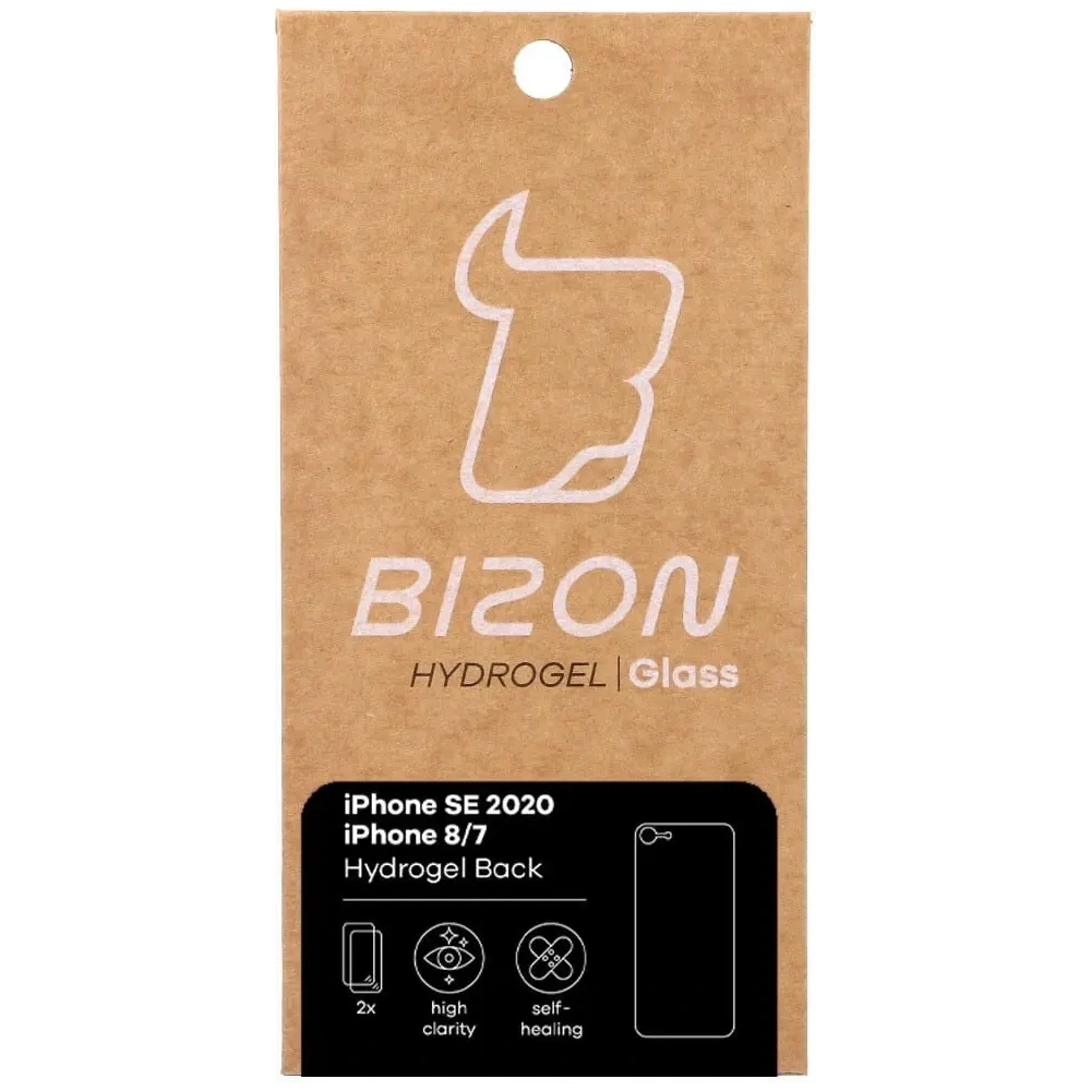 Folia hydrożelowa na tył Bizon Glass Hydrogel Apple iPhone SE 2022/2020/ 8/ 7  [2 PACK]