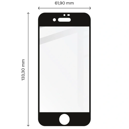 Buy Bizon Glass Edge Apple iPhone SE 2022/2020/ 8/ 7 black - BIZ280 - {ean13} - Home Screen Store Europe