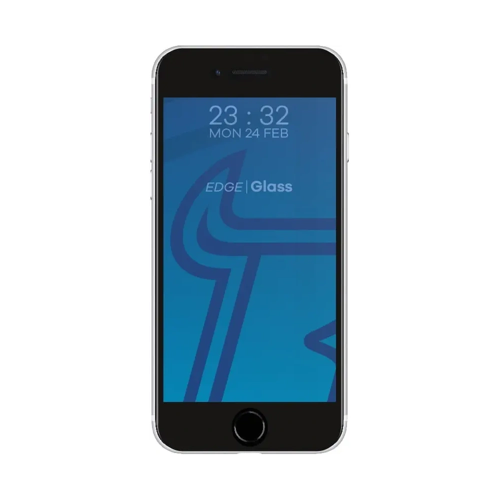 Szkło hartowane Bizon Glass Edge do Apple iPhone SE 2022/2020/ 8/ 7 czarne