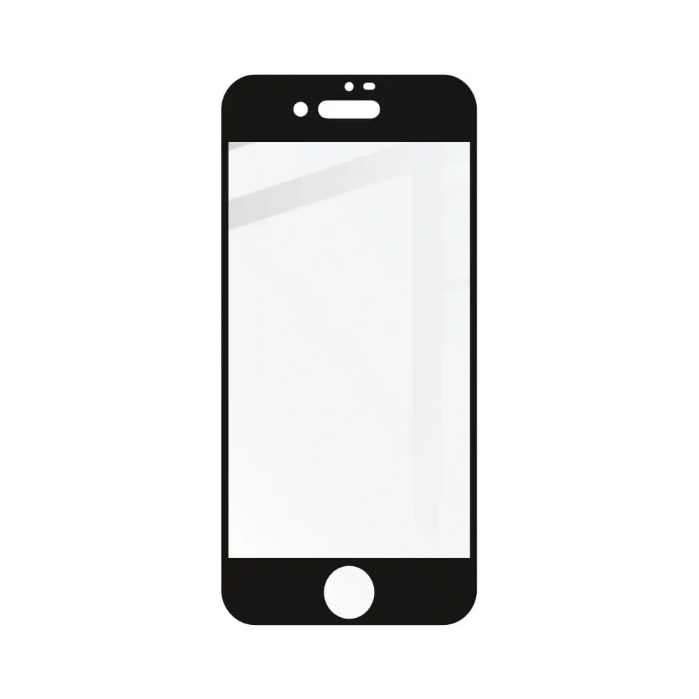 Szkło hartowane Bizon Glass Edge do Apple iPhone SE 2022/2020/ 8/ 7 czarne