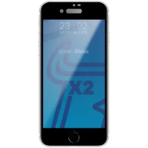 Kup Bizon Glass Edge gehärtetes Glas - [2 PACK] + Linsenschutz Apple iPhone SE 2022/2020 8/7 schwarz - BIZ281 - {ean13} - Sklep Home Screen