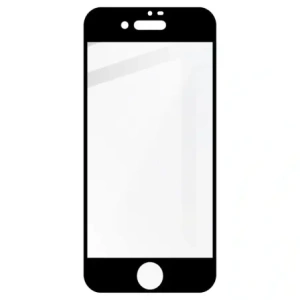 Kup Bizon Glass Edge gehärtetes Glas - [2 PACK] + Linsenschutz Apple iPhone SE 2022/2020 8/7 schwarz - BIZ281 - {ean13} - Sklep Home Screen