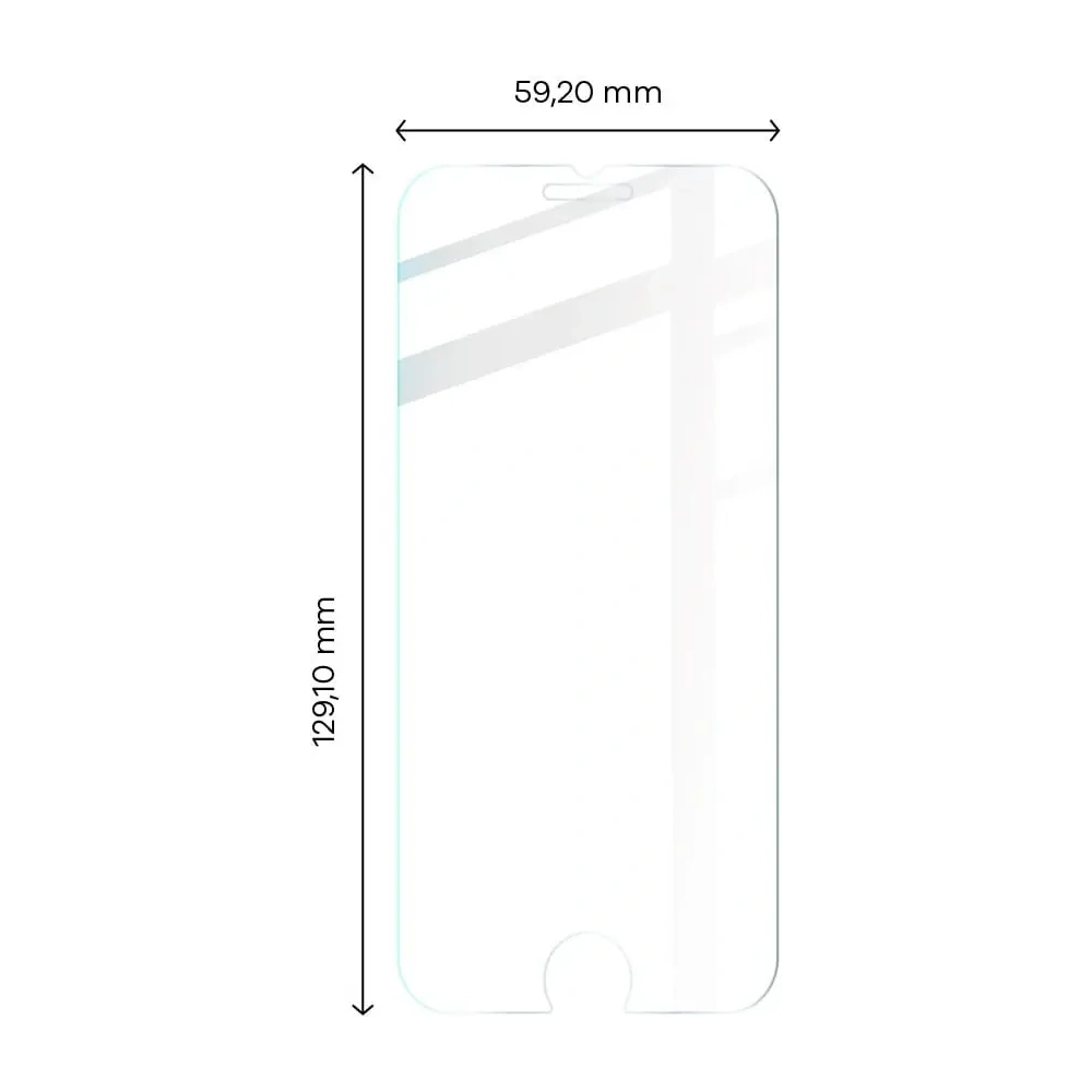 Szkło hartowane Bizon Glass Clear do Apple iPhone SE 2022 / 2020 / 8 / 7