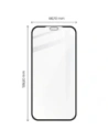 Kup Bizon Glass Edge gehärtetes Glas - [2 PACK] + Linsenschutz Apple iPhone Xs / X schwarz - BIZ283 - {ean13} - Sklep Home Screen