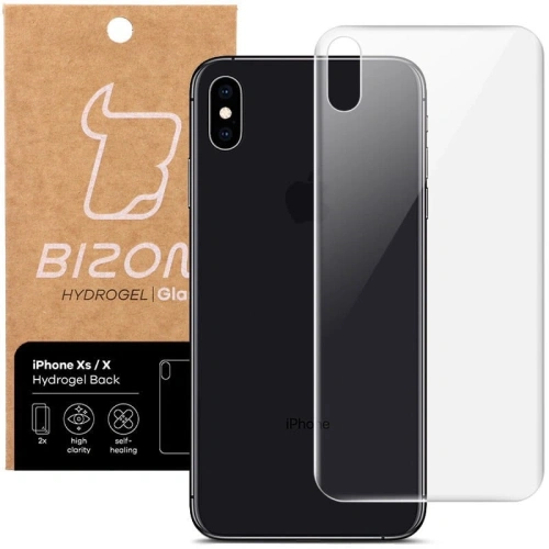 Kup Bizon Glass Hydrogel Apple iPhone Xs / X [2 PACK] - BIZ285 - {ean13} - Sklep Home Screen