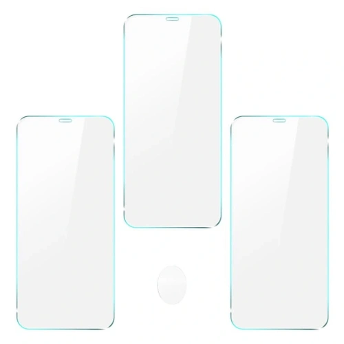 Kup Bizon Glass Clear sticlă securizată - 3 buc. + sticlă pentru lentilă Apple iPhone Xr - BIZ286 - {ean13} - Sklep Home Screen