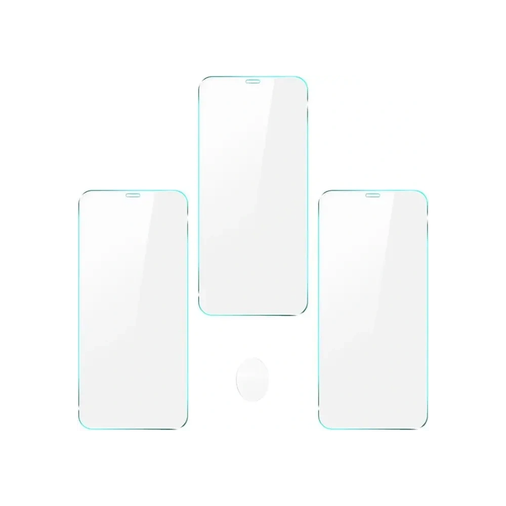 Szkło hartowane Bizon Glass Clear - 3 szt. + obiektyw Apple iPhone Xr