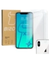 Bizon üveg Átlátszó edzett üveg - 3 db. + lencse üveg Apple iPhone Xs