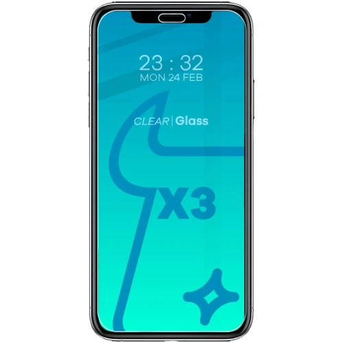 Kup Bizon üveg Átlátszó edzett üveg - 3 db. + lencse üveg Apple iPhone Xs - BIZ287 - {ean13} - Sklep Home Screen