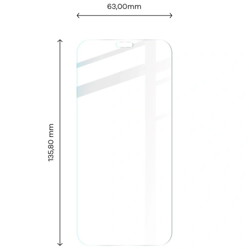 Kup Bizon Glas Klares gehärtetes Glas - 3 Stück. + Linsenglas Apple iPhone Xs - BIZ287 - {ean13} - Sklep Home Screen