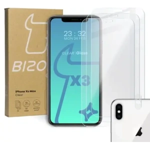 Kup Bizon üveg Átlátszó edzett üveg - 3 db. + lencseüveg Apple iPhone Xs Max - BIZ288 - {ean13} - Sklep Home Screen