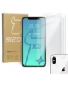 Bizon Glas Klarglas gehärtetes Glas - 3 Stück. + Linsenglas Apple iPhone Xs Max