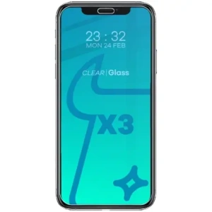 Kup Bizon Glas Klarglas gehärtetes Glas - 3 Stück. + Linsenglas Apple iPhone Xs Max - BIZ288 - {ean13} - Sklep Home Screen