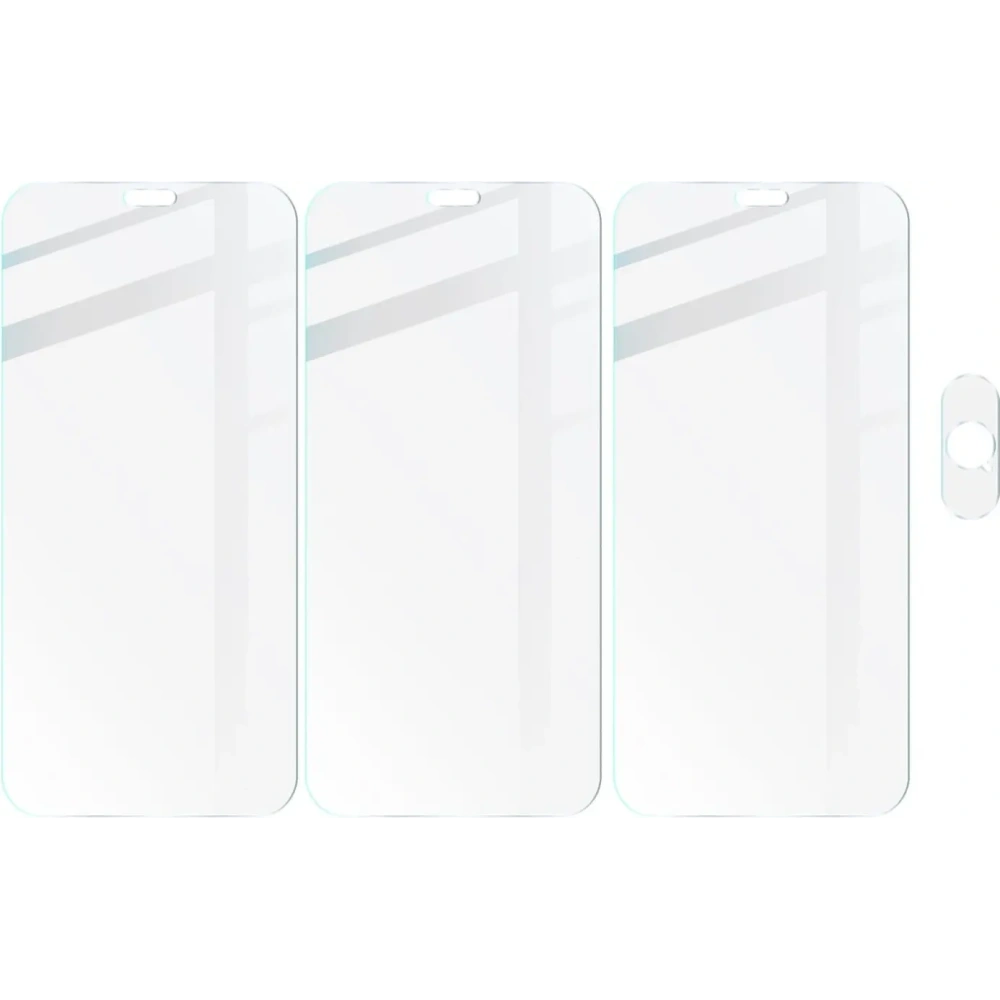 Szkło hartowane Bizon Glass Clear - 3 szt. + obiektyw Apple iPhone Xs Max