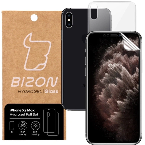 Kup Bizon Glass Hydrogel Apple iPhone Xs Max - BIZ289 - {ean13} - Sklep Home Screen