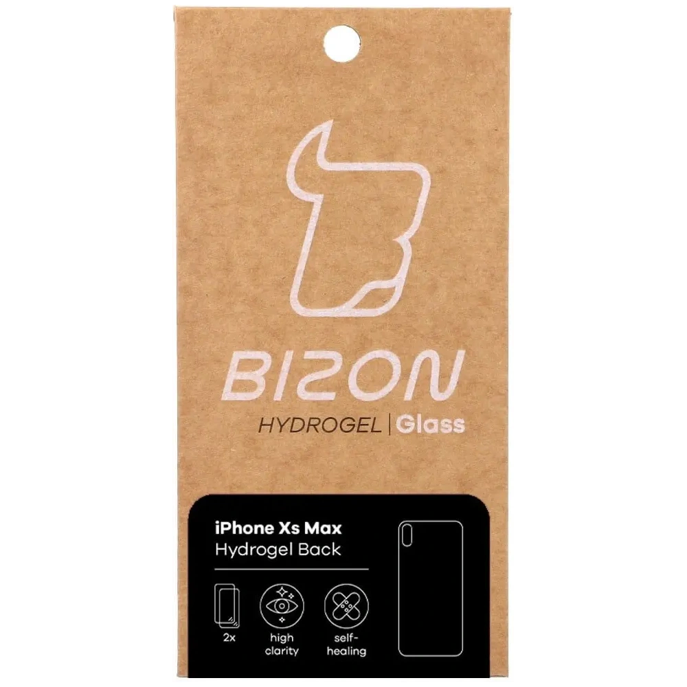 Folia hydrożelowa na tył Bizon Glass Hydrogel Apple iPhone Xs Max [2 PACK]
