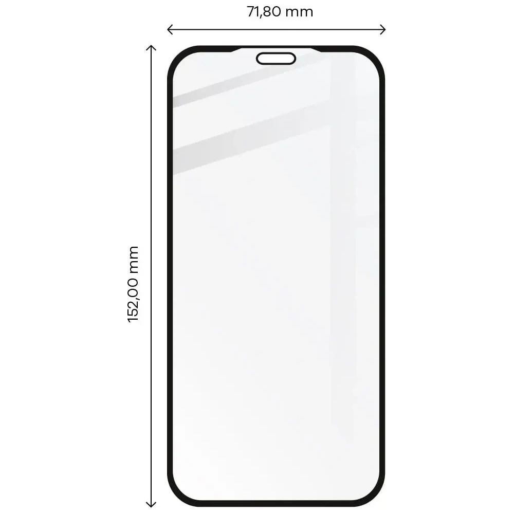 Szkło hartowane Bizon Glass Edge CF - [2 PACK] + ochrona na obiektyw Apple iPhone Xs Max czarne