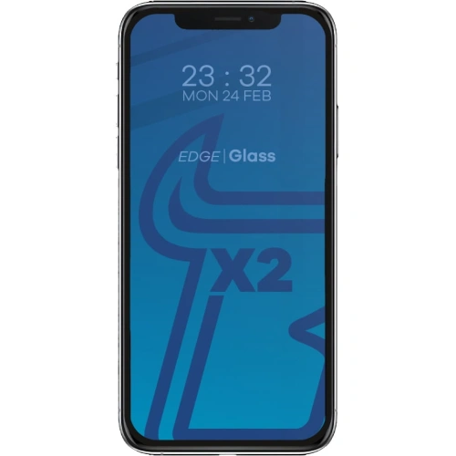 Kup Szkło hartowane Bizon Glass Edge CF - [2 PACK] + ochrona na obiektyw Apple iPhone Xs Max czarne - BIZ291 - {ean13} - Sklep Home Screen