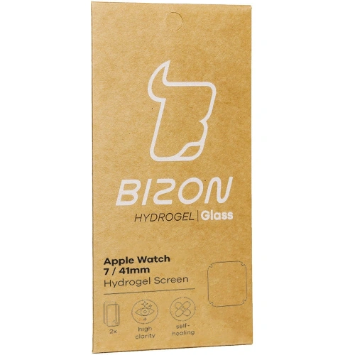Kup Bizon Glass Hydrogel Apple Watch 8/7 41mm [2 CSOMAG] - BIZ292 - {ean13} - Sklep Home Screen