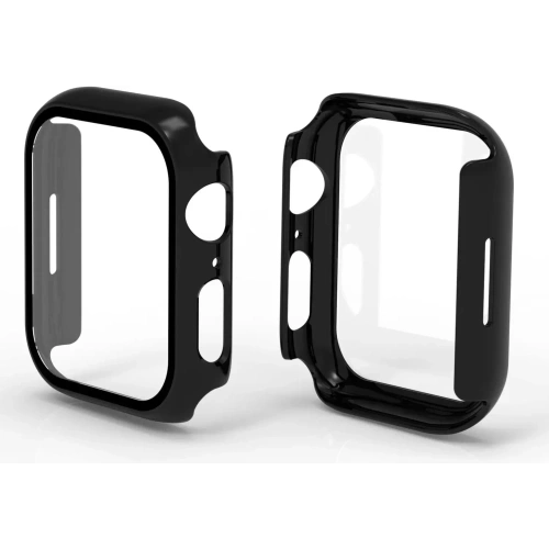 Kup Bizon Case Case + Üveg Készlet Apple Watch 8/7 41mm fekete - BIZ293 - {ean13} - Sklep Home Screen