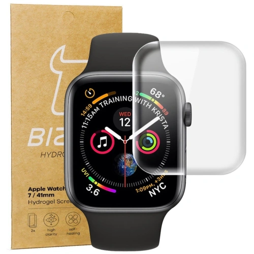 Kup Folie hydrogelové na displej Bizon Glass Hydrogel v2 Apple Watch 8/7 41mm [2 PACK] - BIZ294 - {ean13} - Sklep Home Screen
