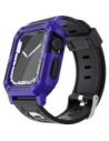 Bizon Strap + Case Watch Armor Apple Watch 40 / 41mm purple