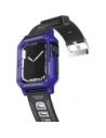 Kup Etui z paskiem Bizon Strap + Case Watch Armor do Apple Watch 40 / 41mm fioletowe - BIZ295 - {ean13} - Sklep Home Screen