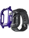 Kup Etui z paskiem Bizon Strap + Case Watch Armor do Apple Watch 40 / 41mm fioletowe - BIZ295 - {ean13} - Sklep Home Screen