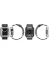 Kup Etui z paskiem Bizon Strap + Case Watch Armor do Apple Watch 40 / 41mm stříbrné - BIZ296 - {ean13} - Sklep Home Screen