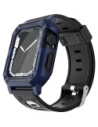 Kup Etui z paskiem Bizon Strap + Case Watch Armor do Apple Watch 40 / 41mm granatowe - BIZ297 - {ean13} - Sklep Home Screen