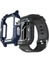 Kup Etui z paskiem Bizon Strap + Case Watch Armor do Apple Watch 40 / 41mm granatowe - BIZ297 - {ean13} - Sklep Home Screen