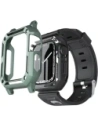 Kup Etui z paskiem Bizon Strap + Case Watch Armor do Apple Watch 40 / 41mm zielone - BIZ298 - {ean13} - Sklep Home Screen