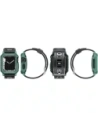 Kup Etui z paskiem Bizon Strap + Case Watch Armor do Apple Watch 40 / 41mm zielone - BIZ298 - {ean13} - Sklep Home Screen