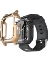 Kup Etui z paskiem Bizon Strap + Case Watch Armor do Apple Watch 40 / 41mm złote - BIZ299 - {ean13} - Sklep Home Screen