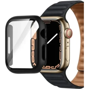 Kup Etui ze szkłem Bizon Case Case + Glass Set Apple Watch 8/7 45mm czarne - BIZ300 - {ean13} - Sklep Home Screen