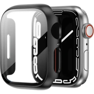 Kup Etui ze szkłem Bizon Case Case + Glass Set Apple Watch 8/7 45mm czarne - BIZ300 - {ean13} - Sklep Home Screen