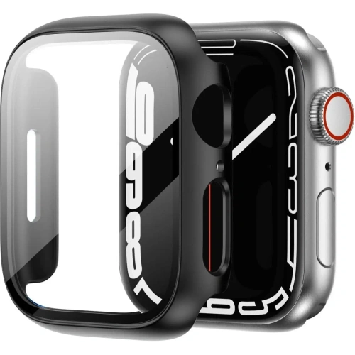 Kup Bizon Case Case + Set de Sticlă Apple Watch 8/7 45mm negru - BIZ300 - {ean13} - Sklep Home Screen