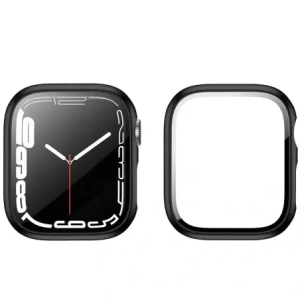 Kup Etui ze szkłem Bizon Case Case + Glass Set Apple Watch 8/7 45mm czarne - BIZ300 - {ean13} - Sklep Home Screen