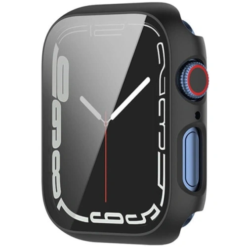 Kup Bizon Case Case + Set de Sticlă Apple Watch 8/7 45mm negru - BIZ300 - {ean13} - Sklep Home Screen