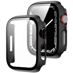 Kup Etui ze szkłem Bizon Case Case + Glass Set Apple Watch 8/7 45mm czarne - BIZ300 - {ean13} - Sklep Home Screen