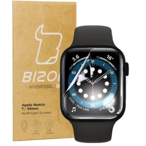 Kup Folia hydrożelowa na ekran Bizon Glass Hydrogel Apple Watch 8/7 45mm [2 PACK] - BIZ301 - {ean13} - Sklep Home Screen