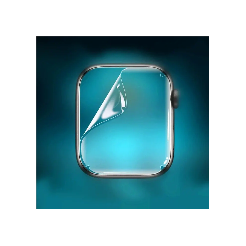 Folia hydrożelowa na ekran Bizon Glass Hydrogel Apple Watch 8/7 45mm [2 PACK]