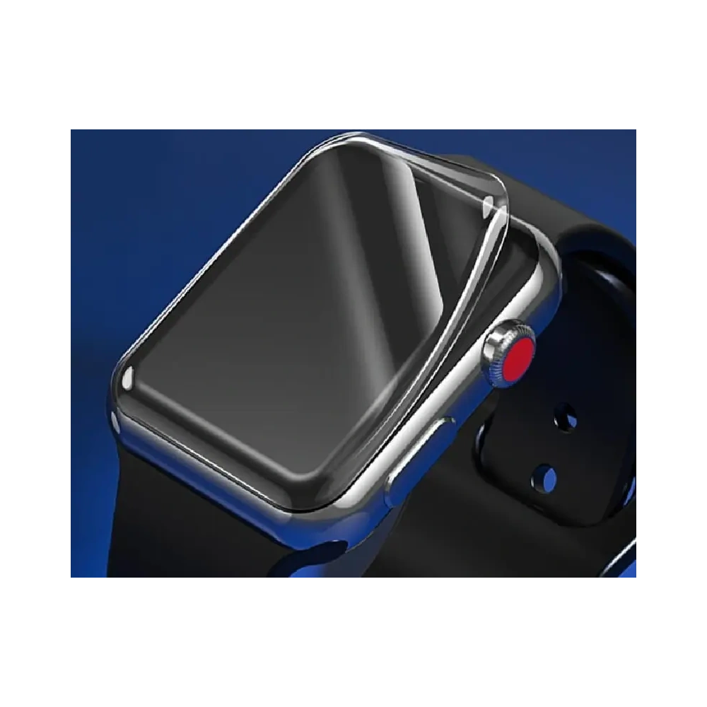 Folia hydrożelowa na ekran Bizon Glass Hydrogel v2 Apple Watch 8/7 45mm [2 PACK]