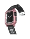 Kup Bizon Strap + Case Watch Armor Apple Watch 44 / 45mm hellrosa - BIZ303 - {ean13} - Sklep Home Screen