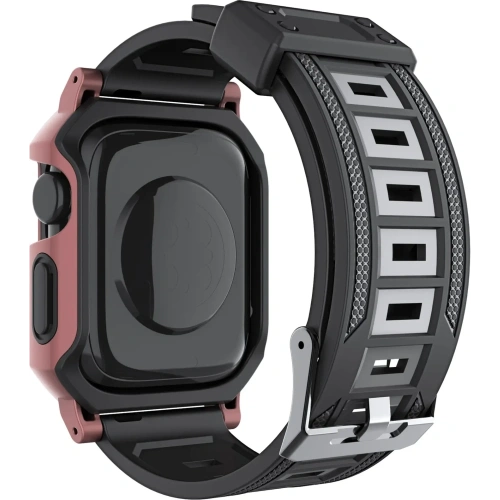 Kup Bizon Strap + Case Watch Armor Apple Watch 44 / 45mm hellrosa - BIZ303 - {ean13} - Sklep Home Screen