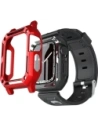 Buy Bizon Strap + Case Watch Armor Apple Watch 44 / 45mm red - BIZ304 - {ean13} - Home Screen Store Europe